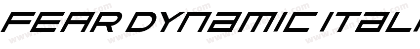 FEAR Dynamic Itali字体转换